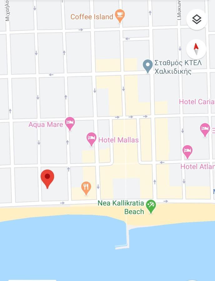 Cozy & Cool Apartment N1 30M From Sea Nea Kallikrateia Exterior foto